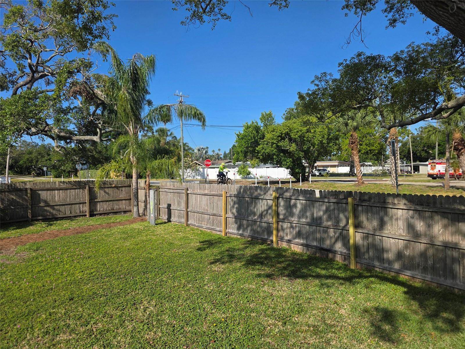 Easy access to Pinellas Trail right behind your private gate.