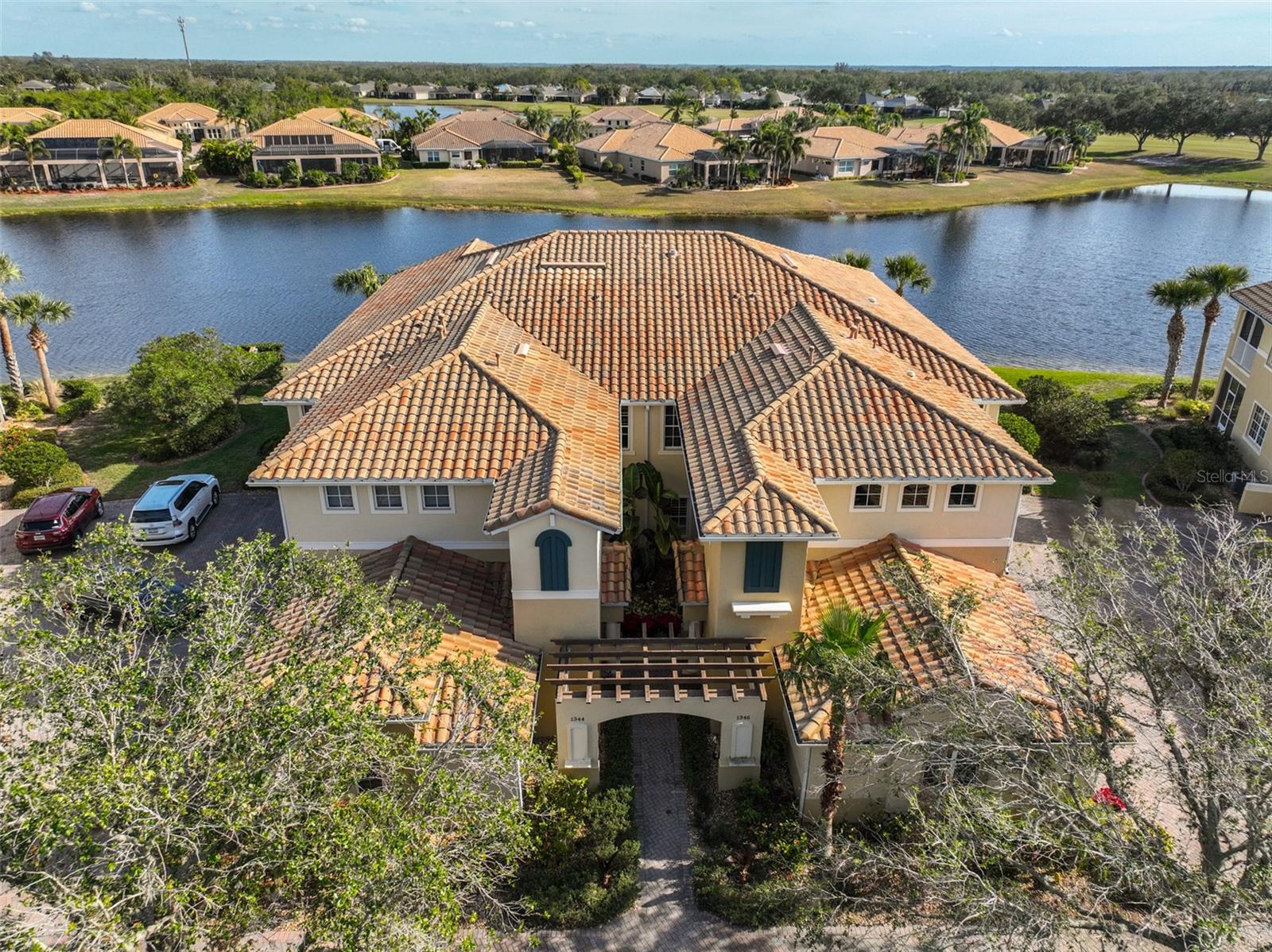 Mediterranean style, water front, first floor luxury condo is now available!