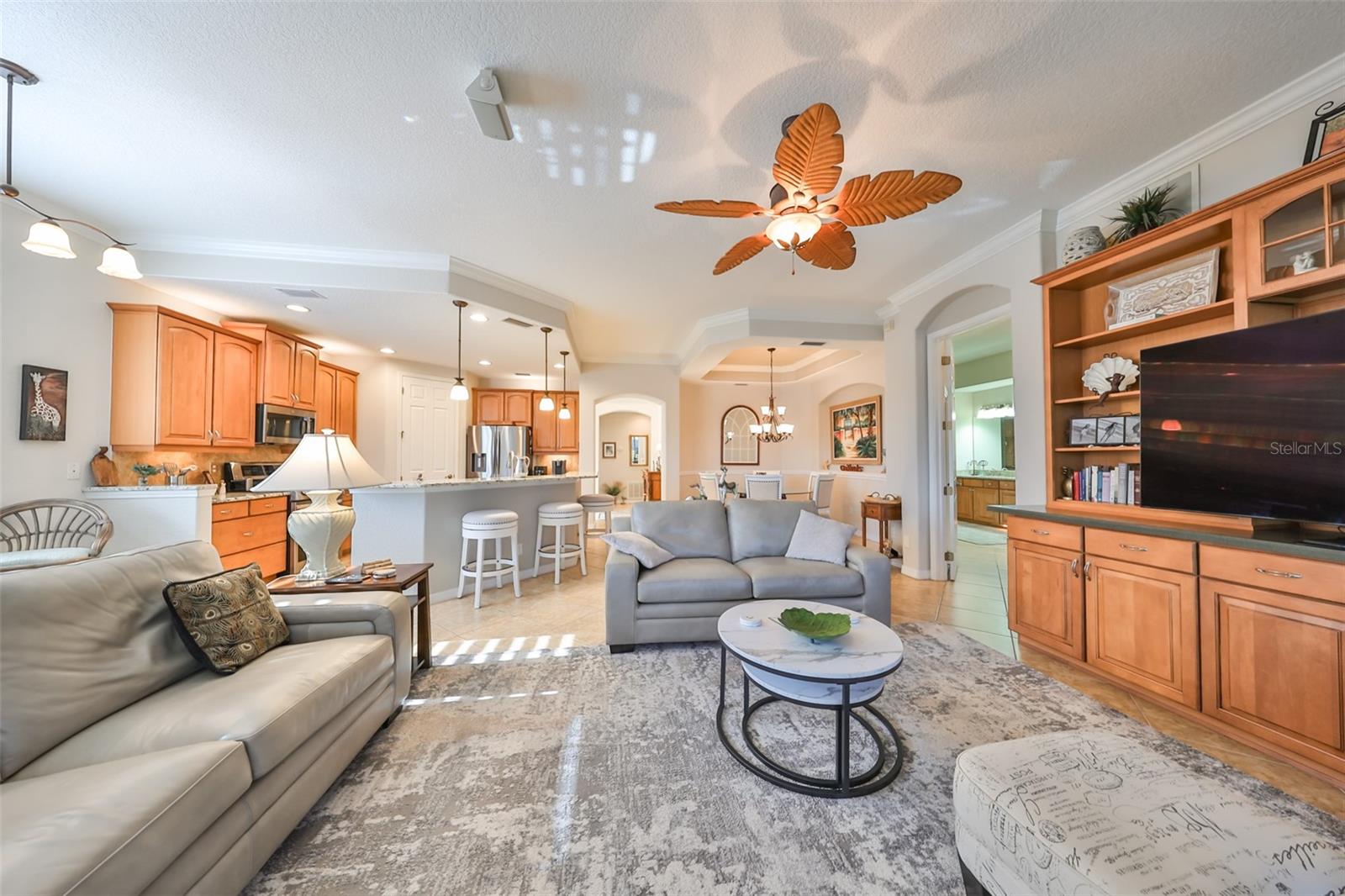 Lots of space to entertain family or friends.