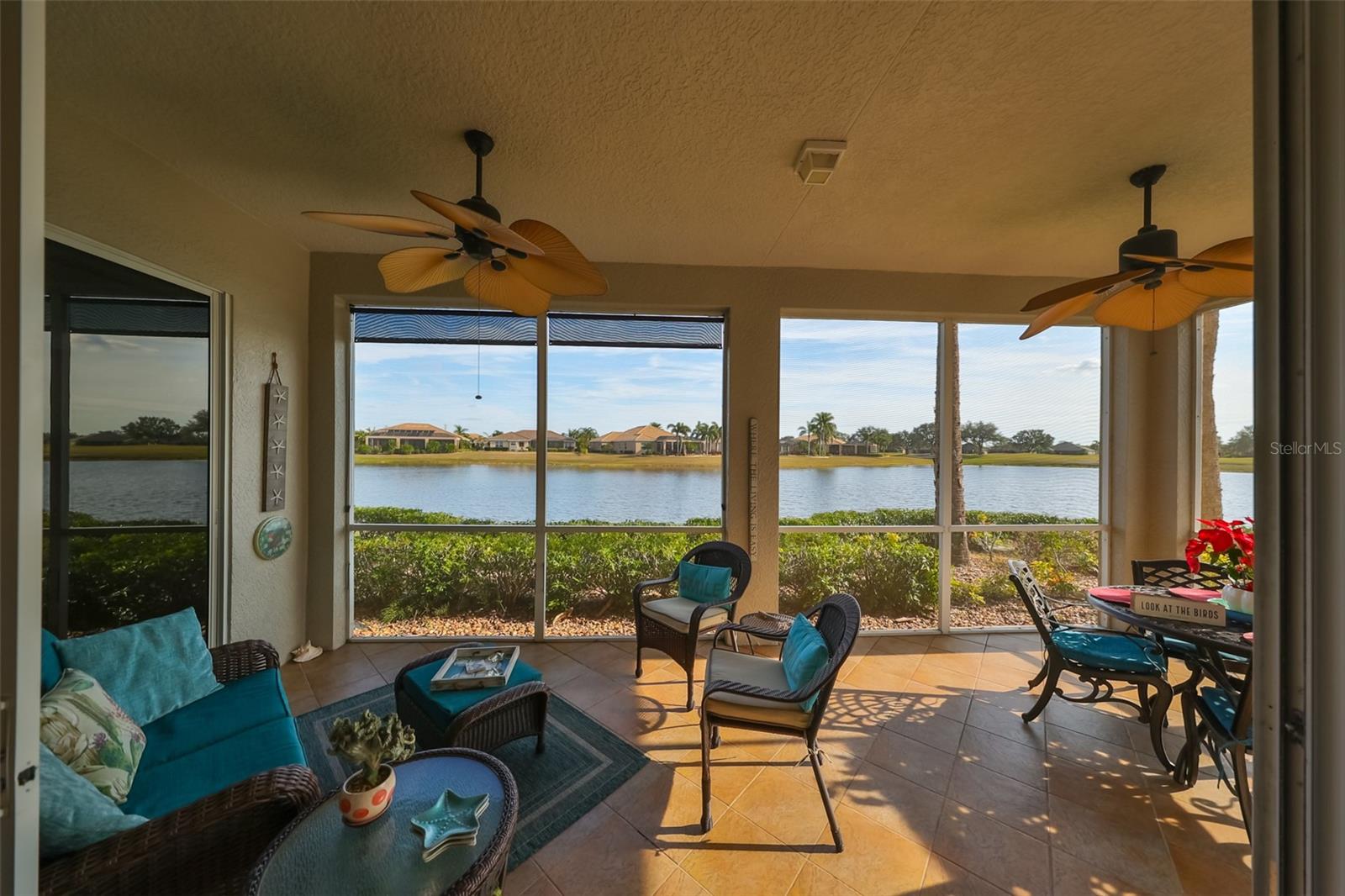 The perfect place to kick back and watch life go by.  The 8th hole is in the distance to the right.
