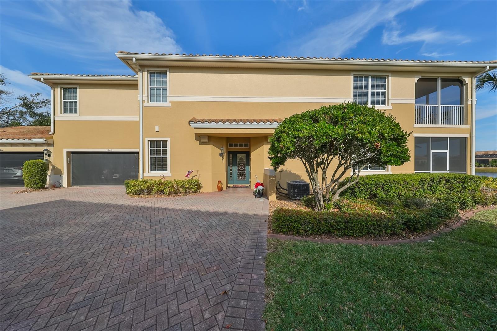 Lovely front view of the entrance to the condo.