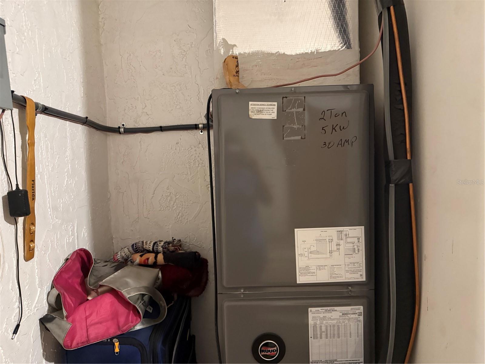 Inside air handler