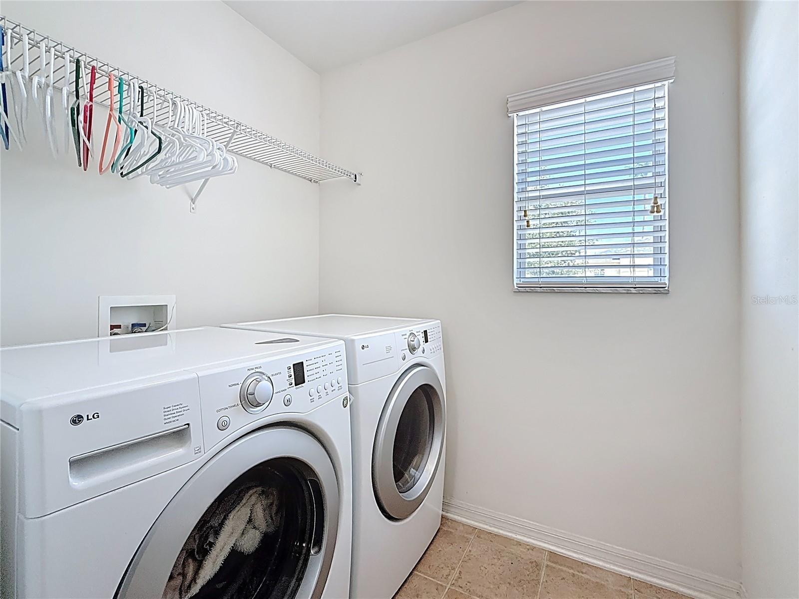 2nd Floor - Utility Room with Washer/Dryer and storage