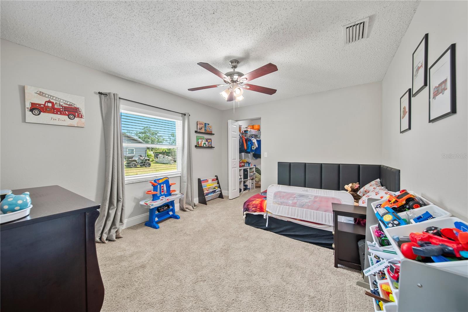 Bedroom 3 with walk-in closet