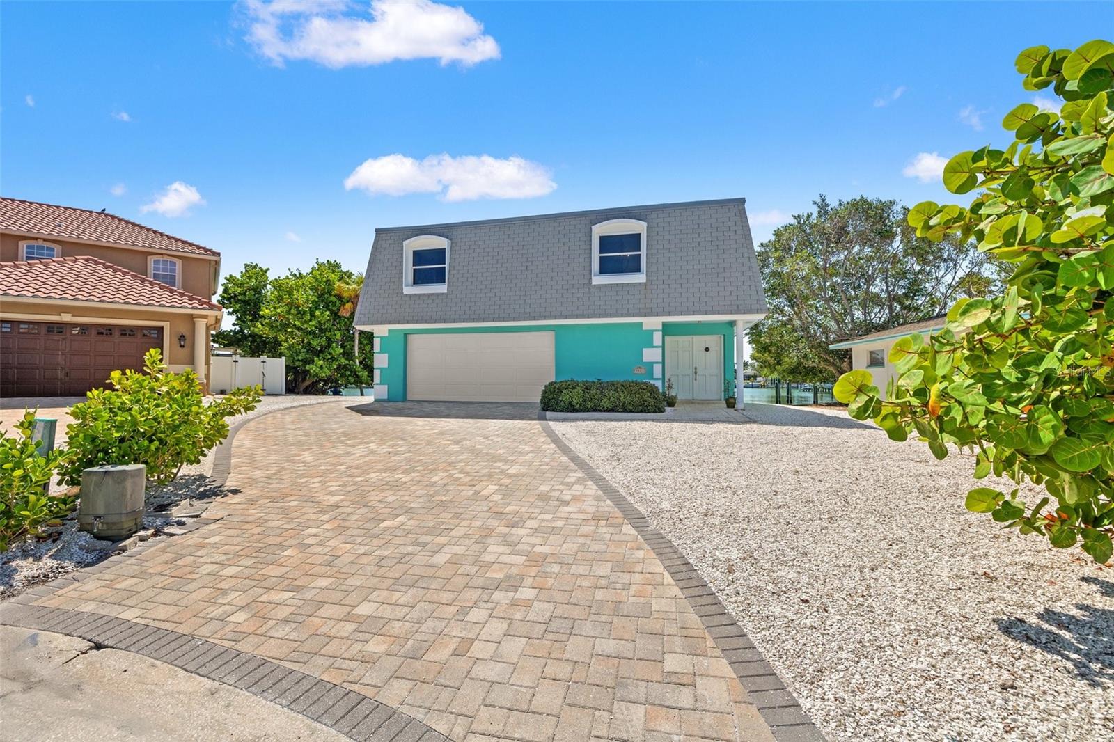 Pavered driveway