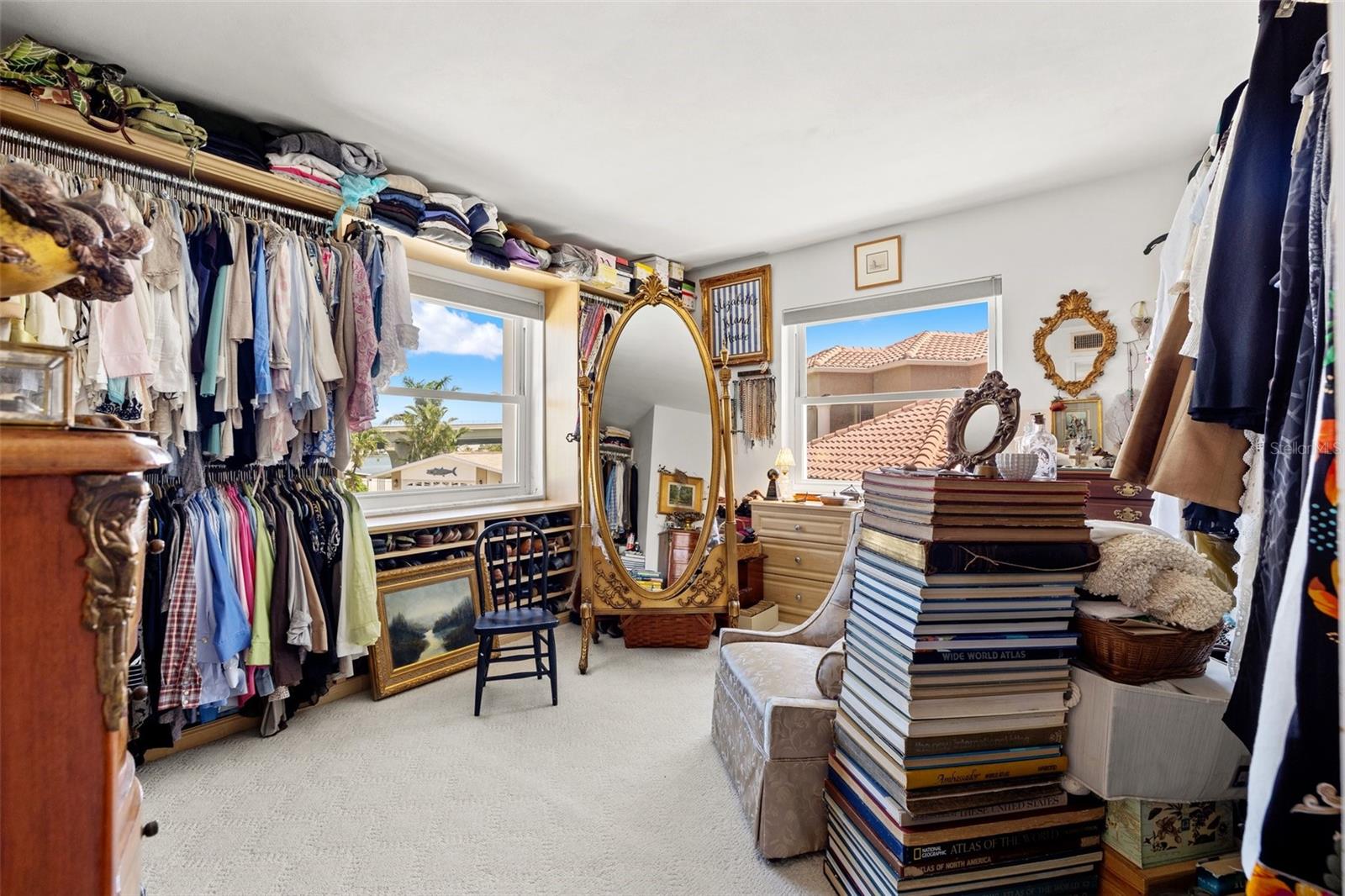 2nd bedroom made into a closet