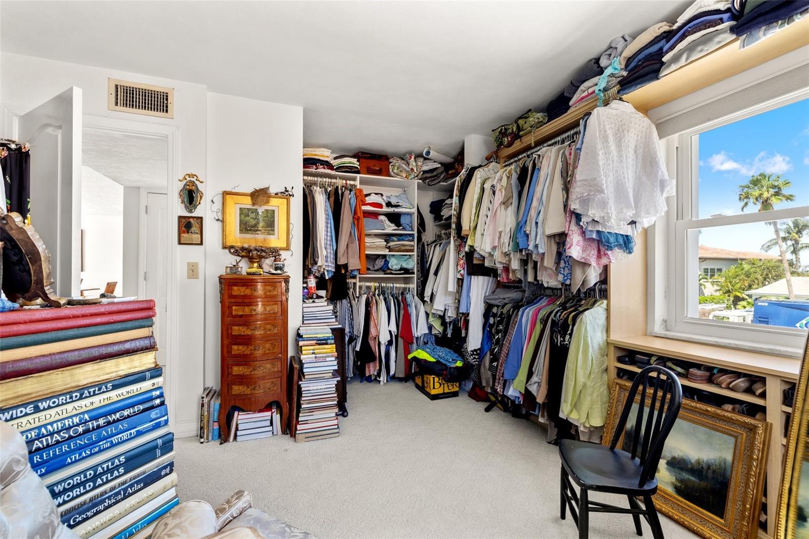 Built in closet in the 2nd bedroom