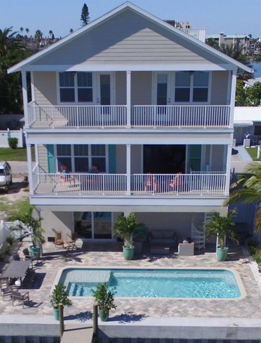 Pool Rear Elevation