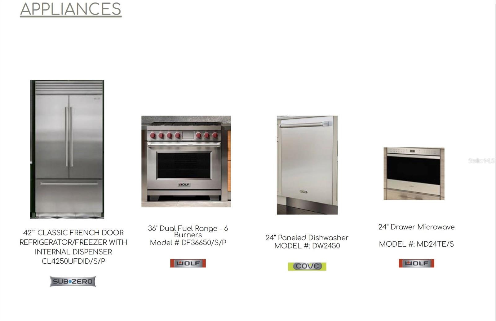 Appliance Package