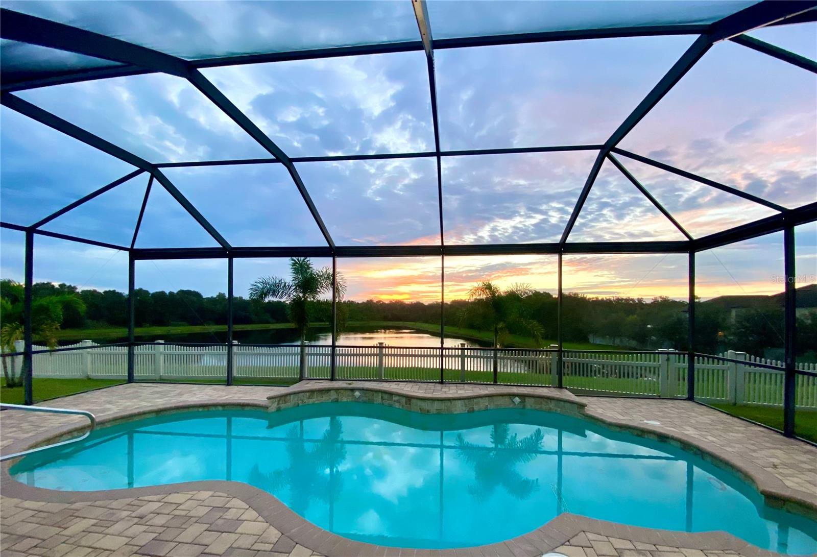 Private Pool with Waterview