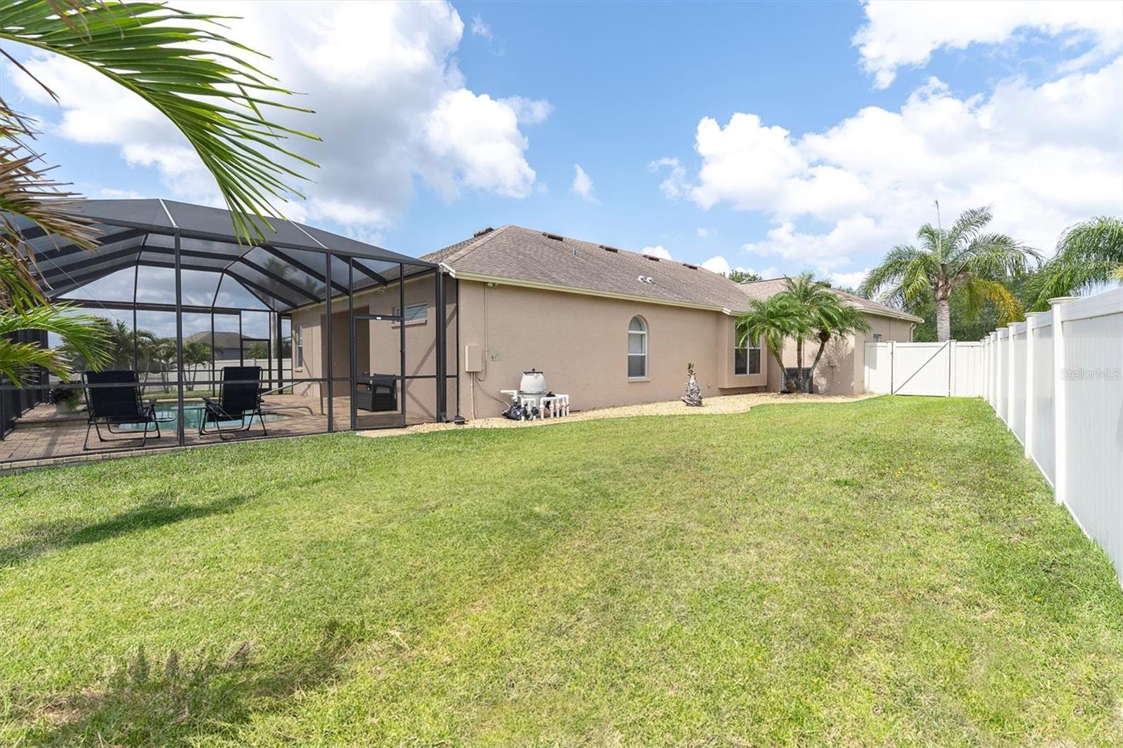 Oversized Yard with Privacy Fencing