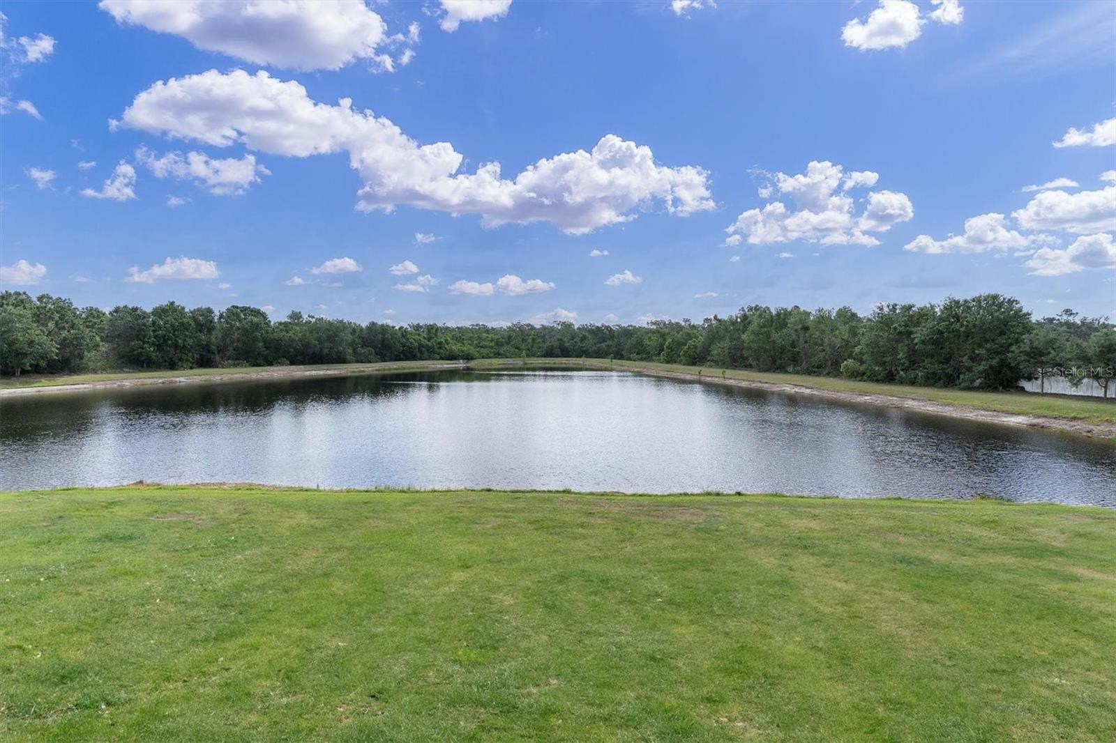 Water view from Backyard