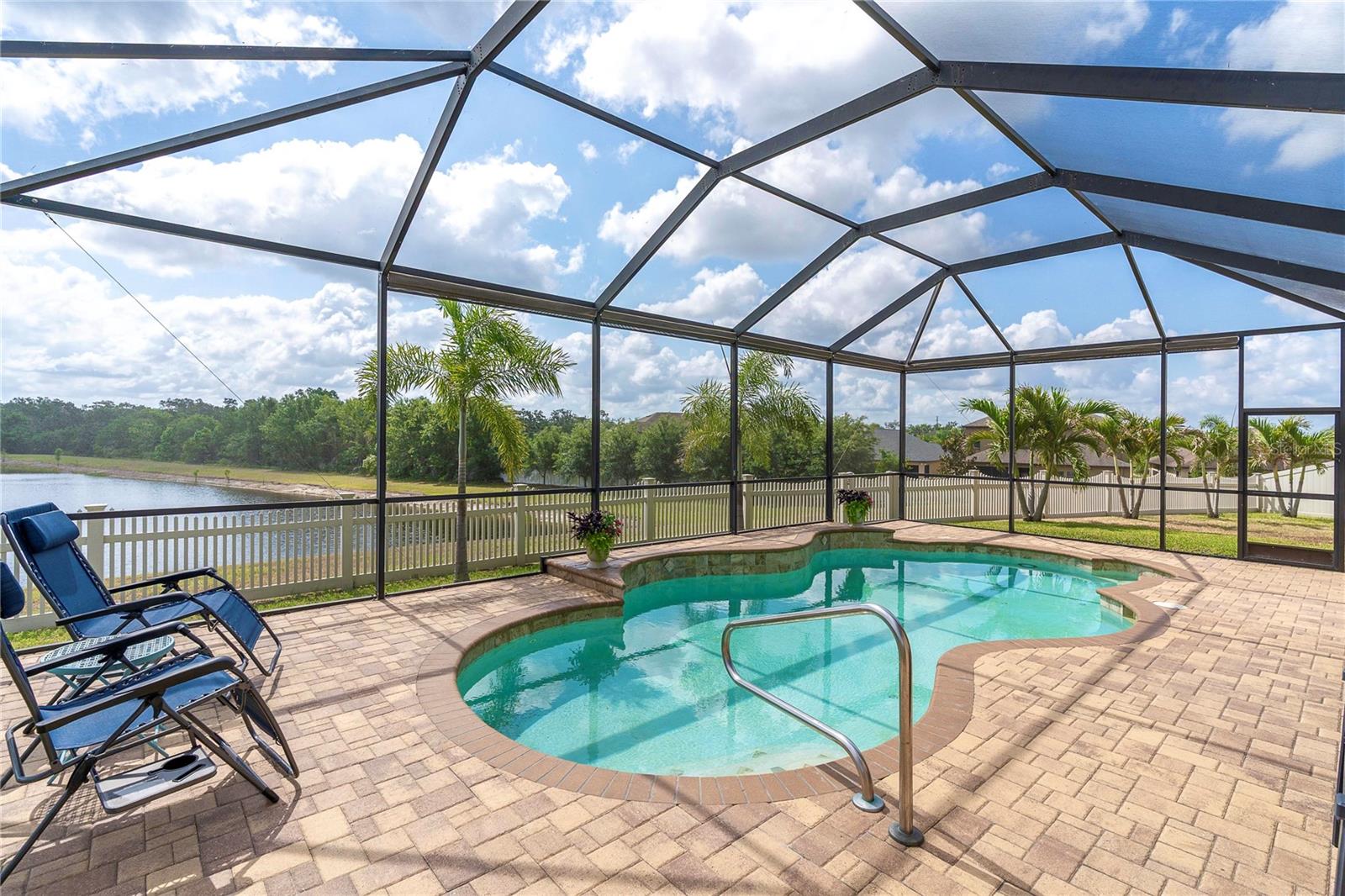 Private Pool with Waterview