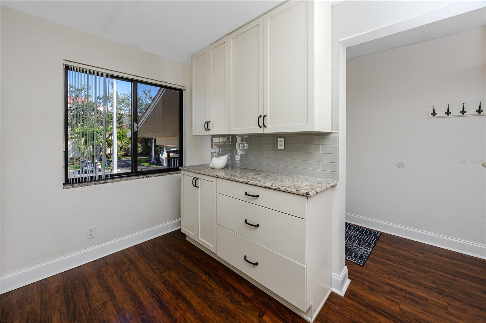 Extra pantry room in kitchen