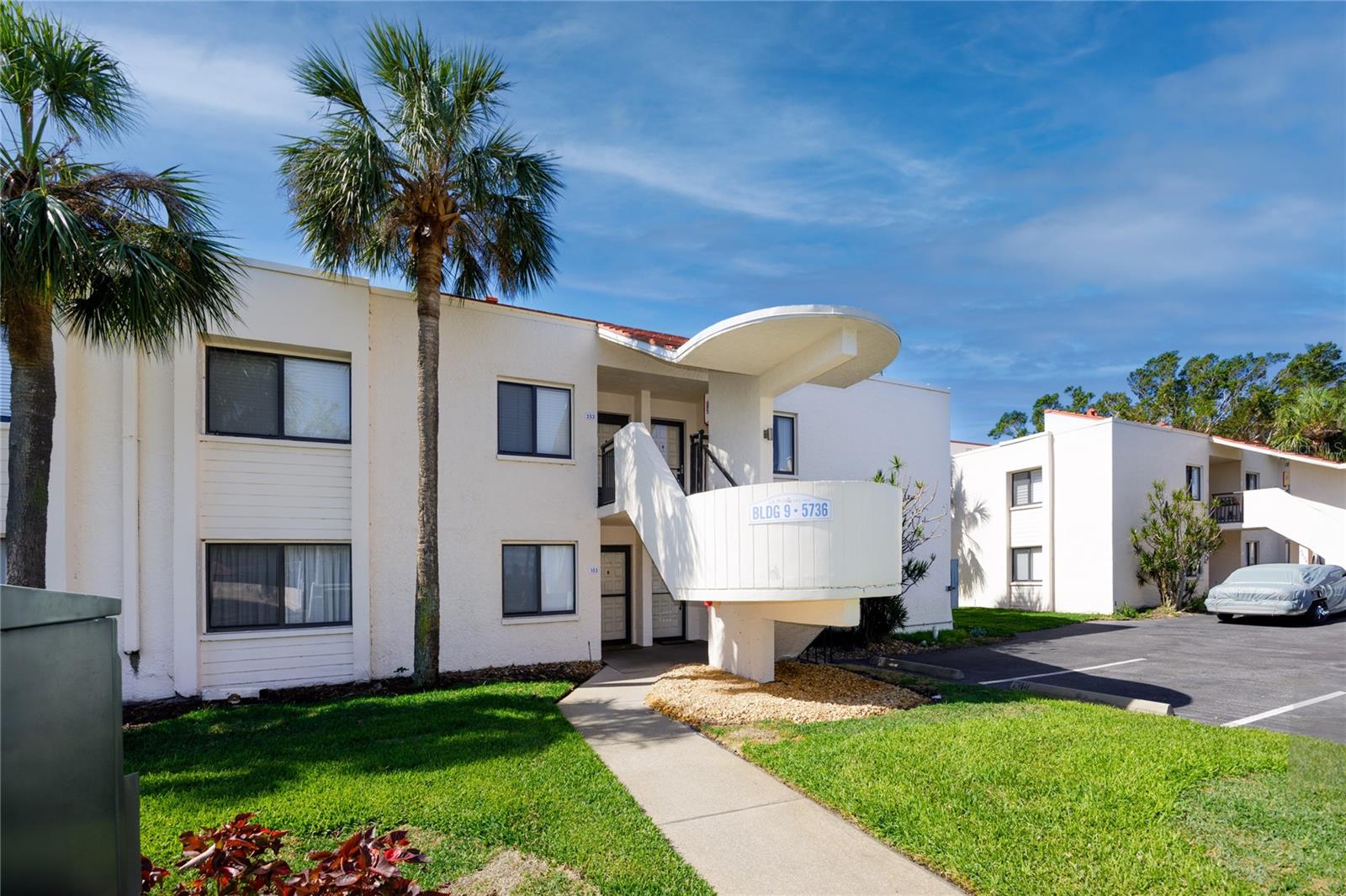 Condo is 2nd floor on the right