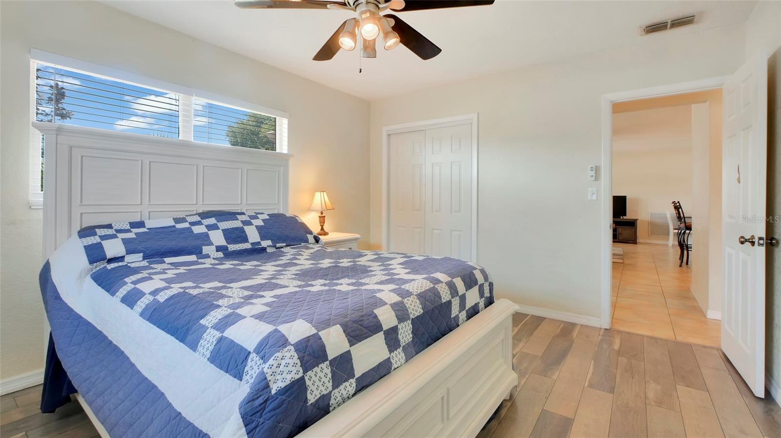 Spacious closet space