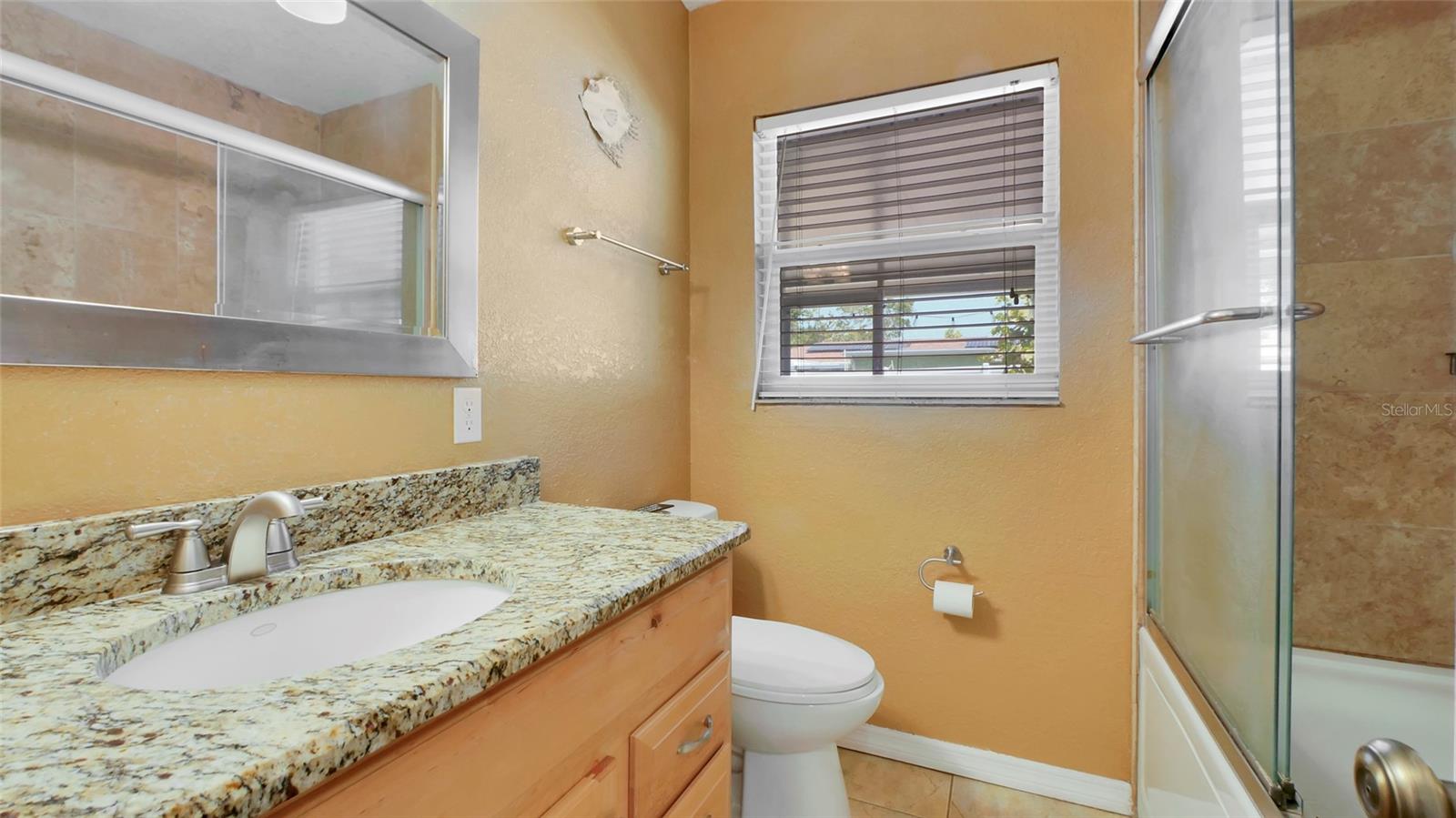 Full bathroom with tub