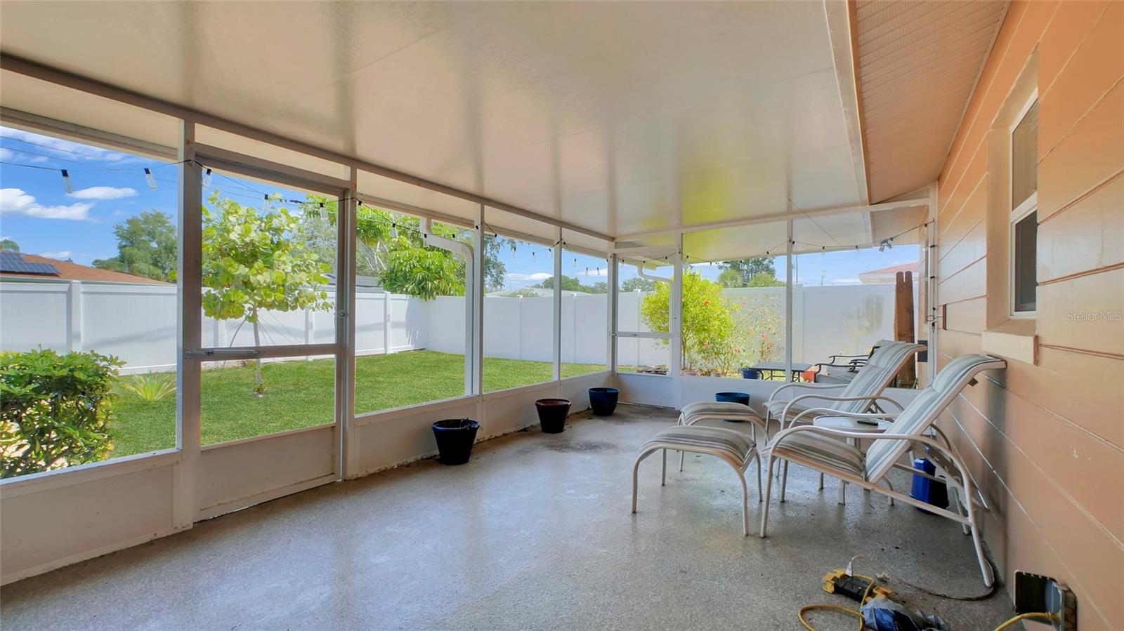 Large screened in porch