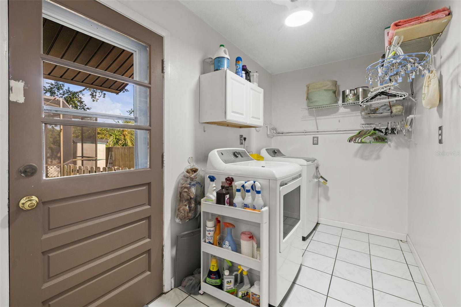 Interior Laundry Room with Cental AC