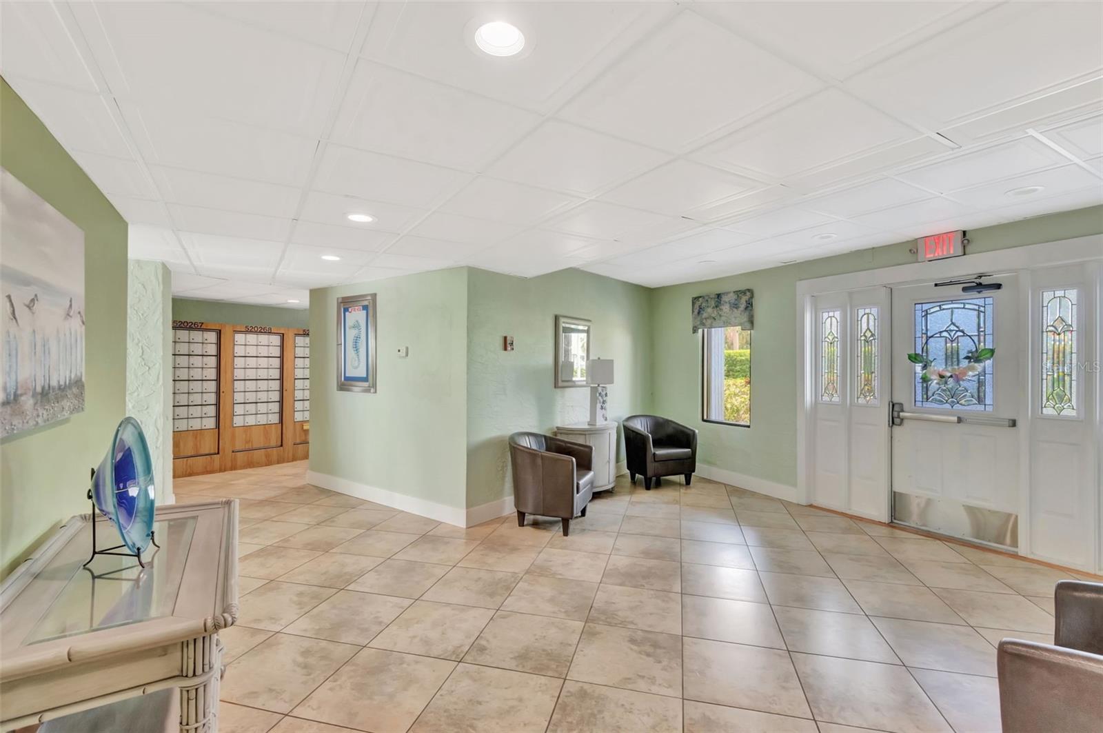 Common area main entrance