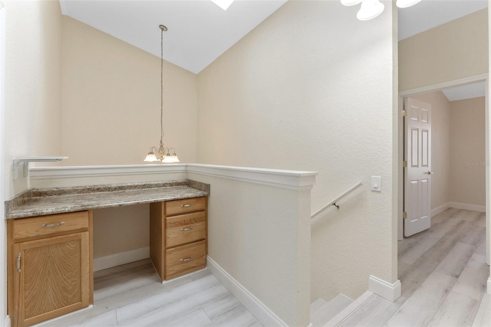 Loft with desk area