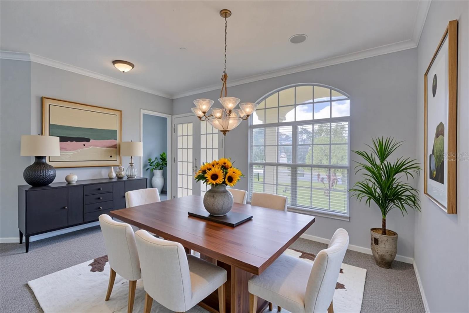 Dining Area of Great Room Virtually Staged