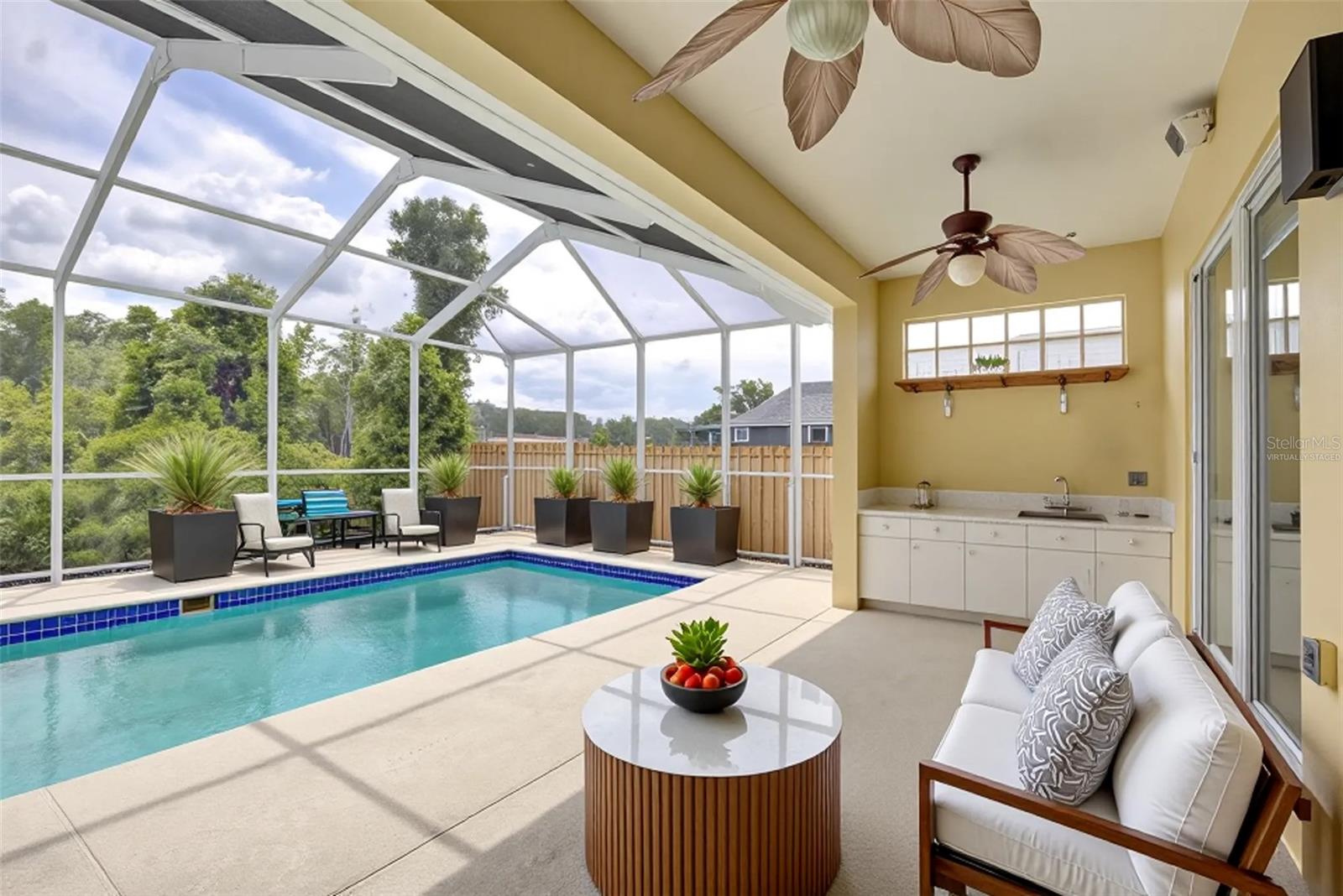Lanai Virtually Staged