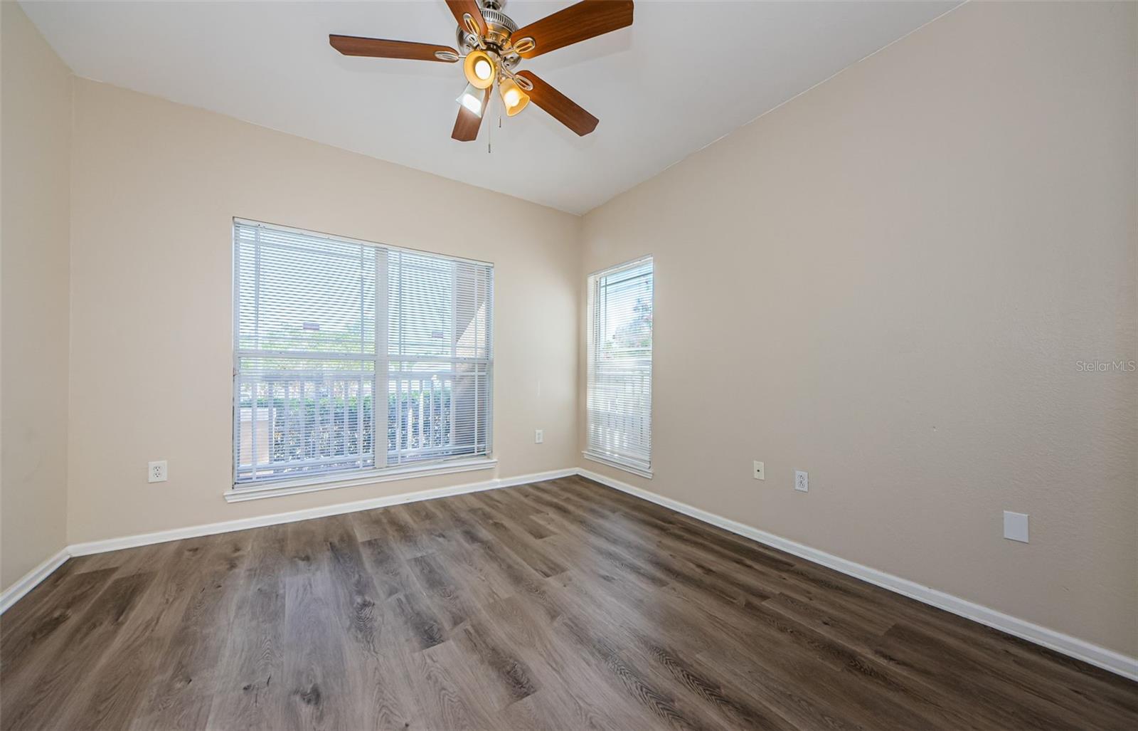 Bedroom is spacious with plenty of light!