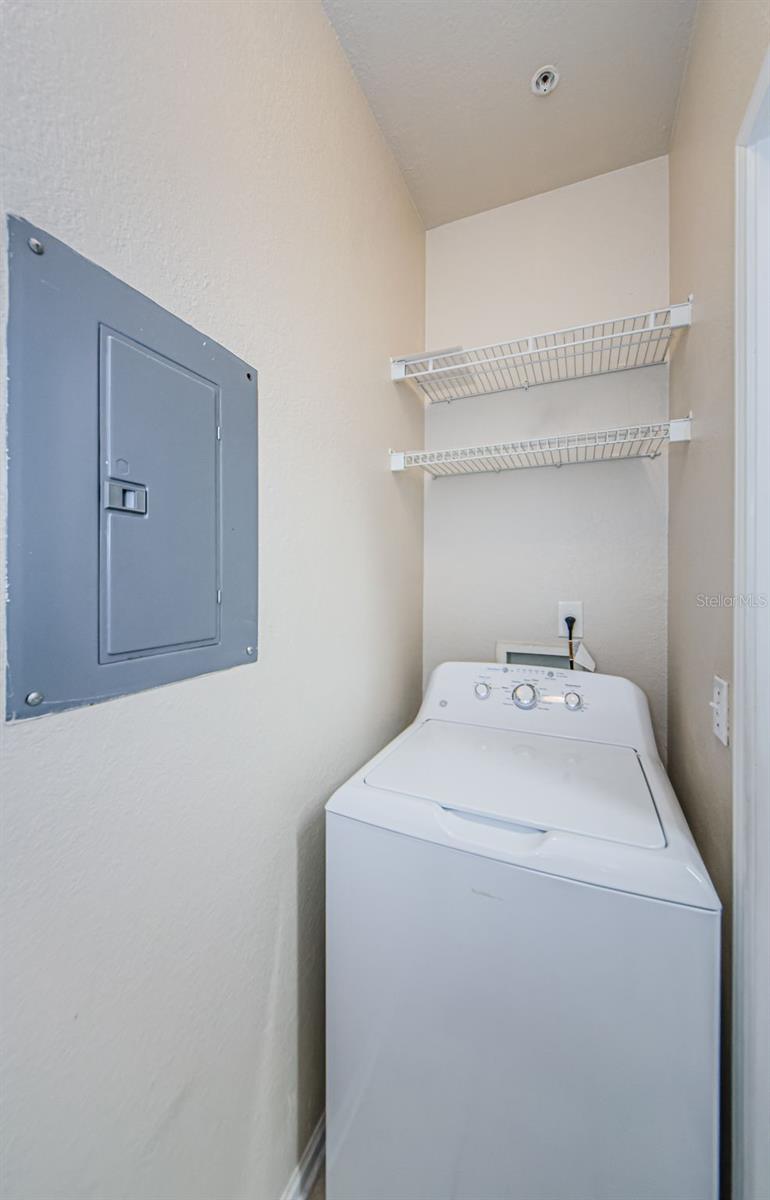 Washer in Laundry Closet