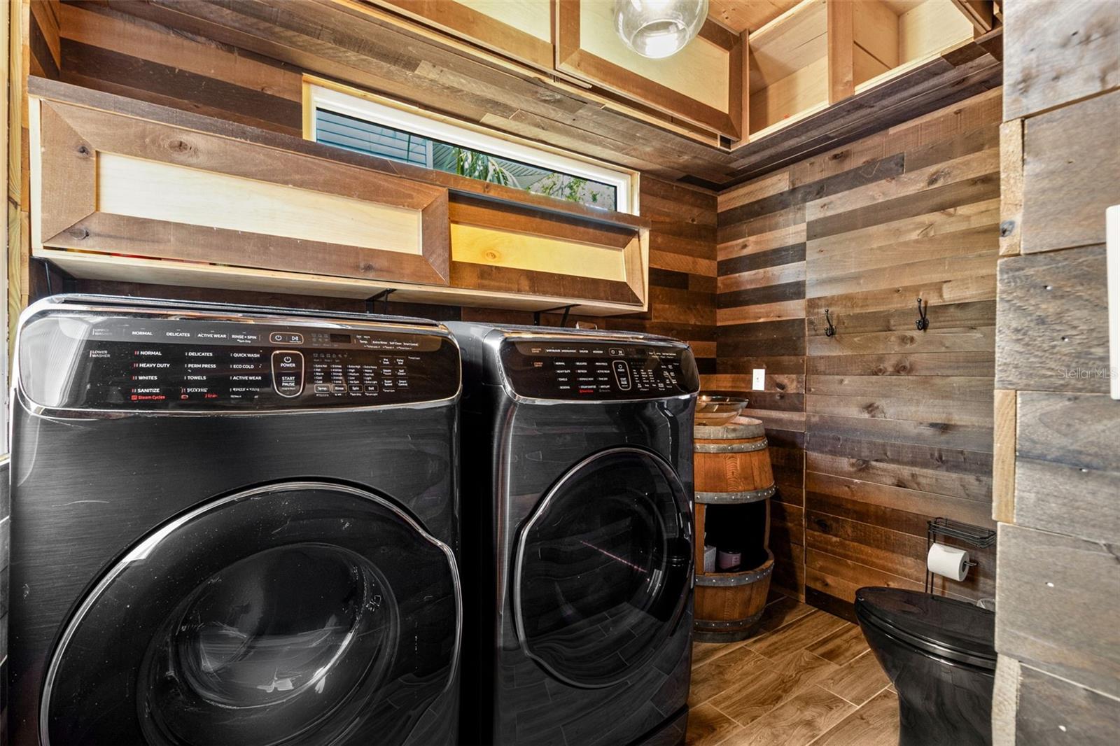 Inside Laundry and Half Bath