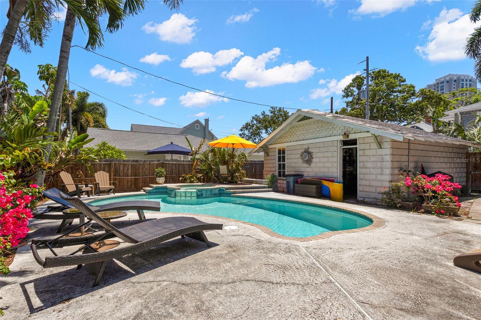 Your outdoor oasis with a saltwater pool!