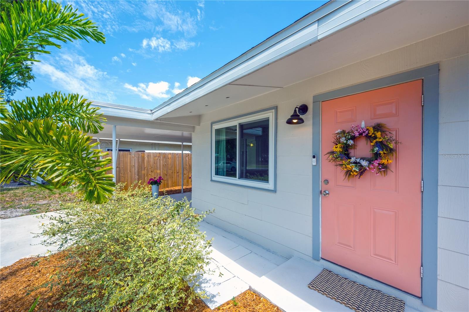 Welcoming front door