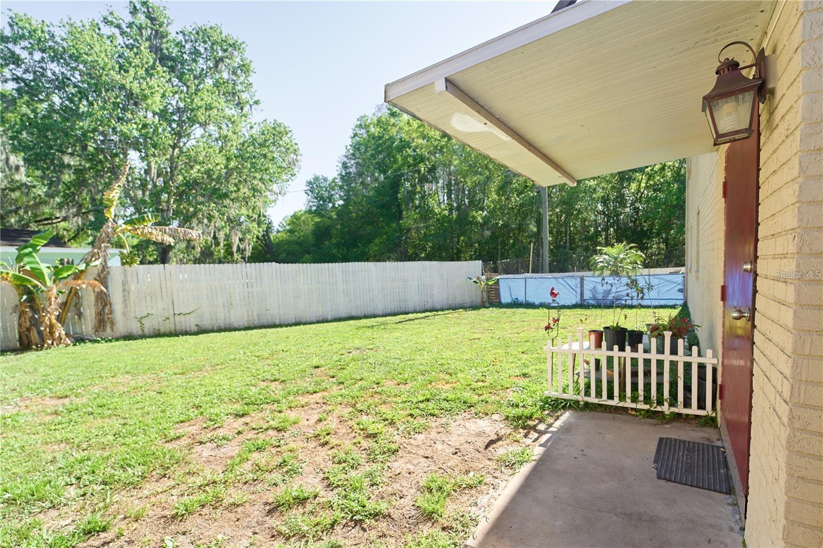 Side Yard & Entrance for Residence #2