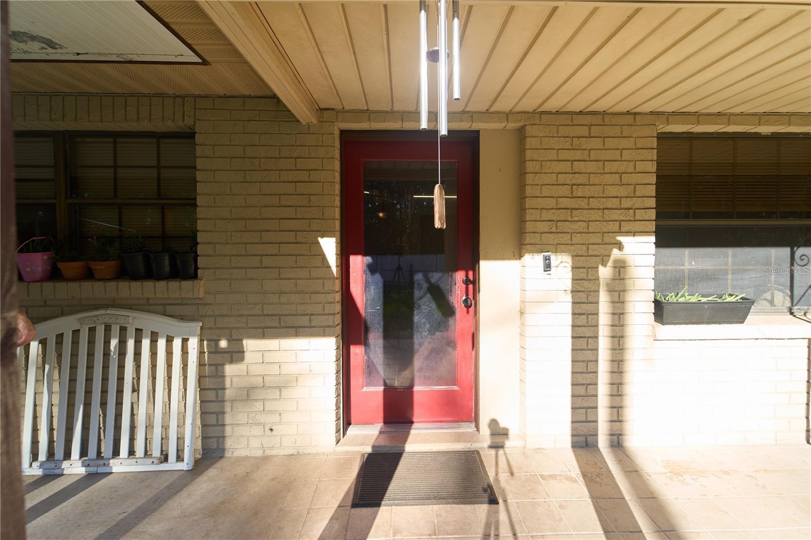 Front Door to Residence #1