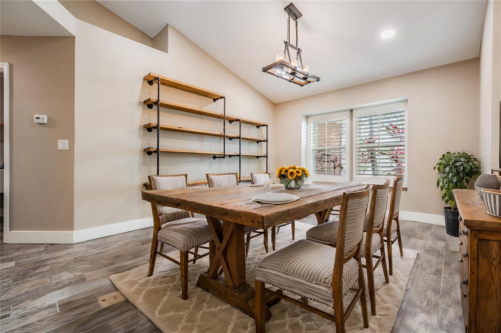 Virtually Staged Dining Room
