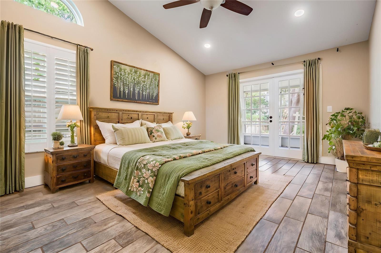 Virtually Staged Primary Suite