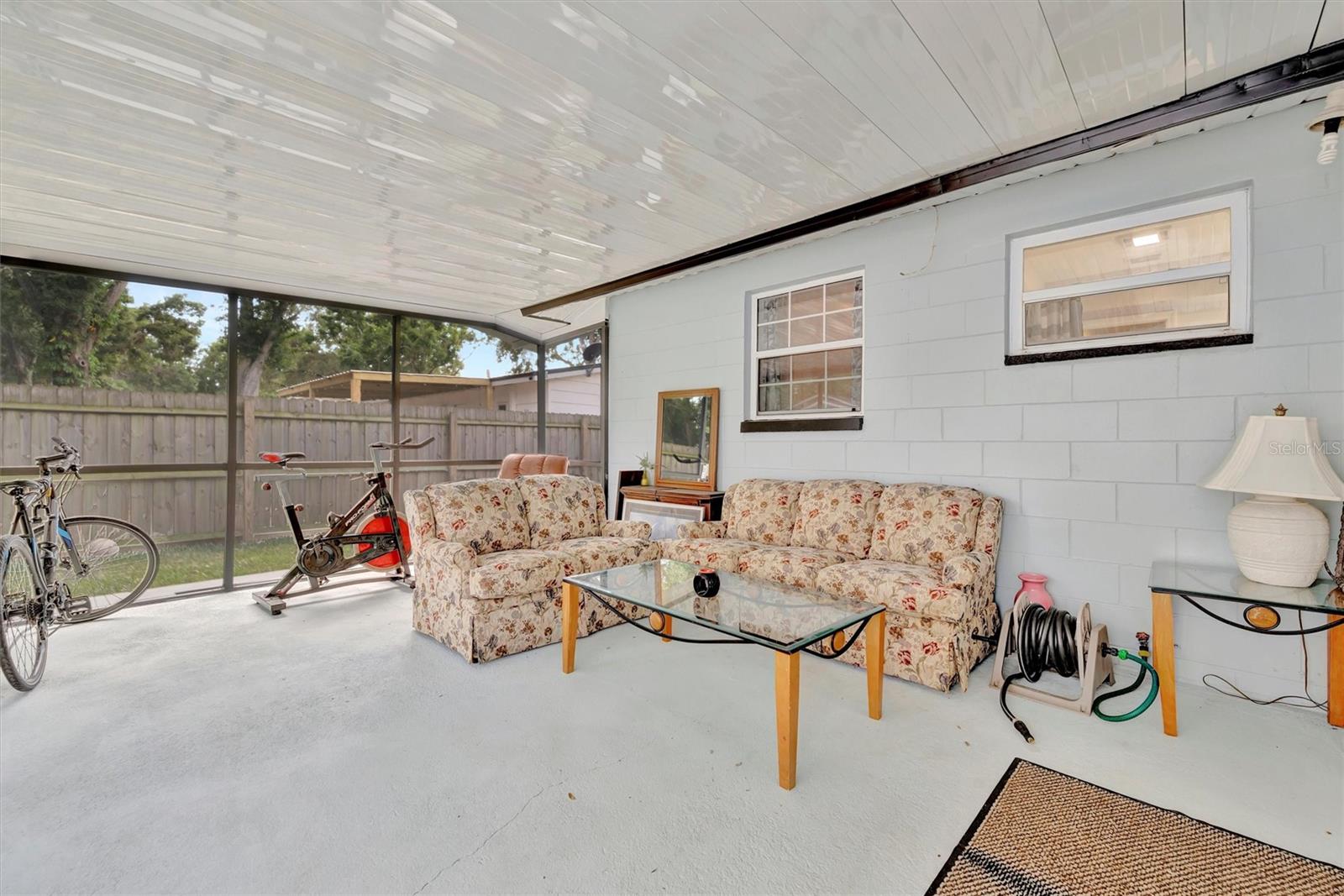 The Backyard screened patio