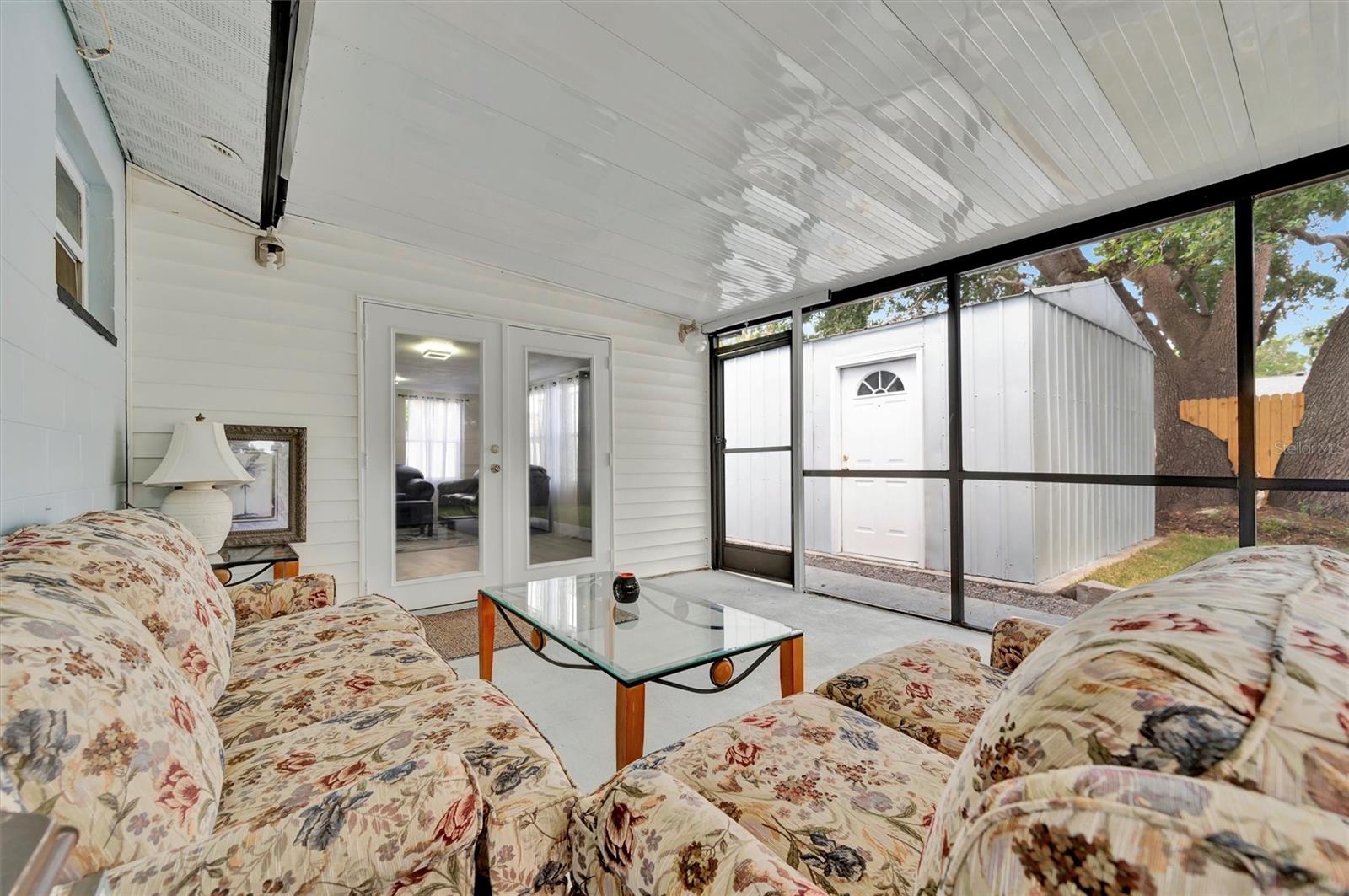 The Backyard screened patio