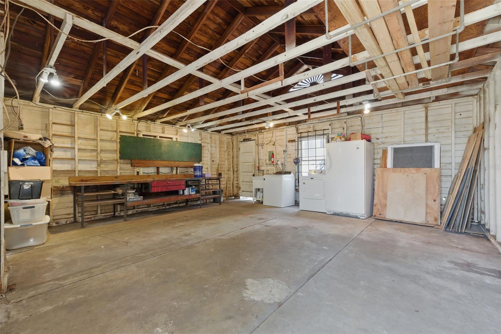 Oversized Garage Interior