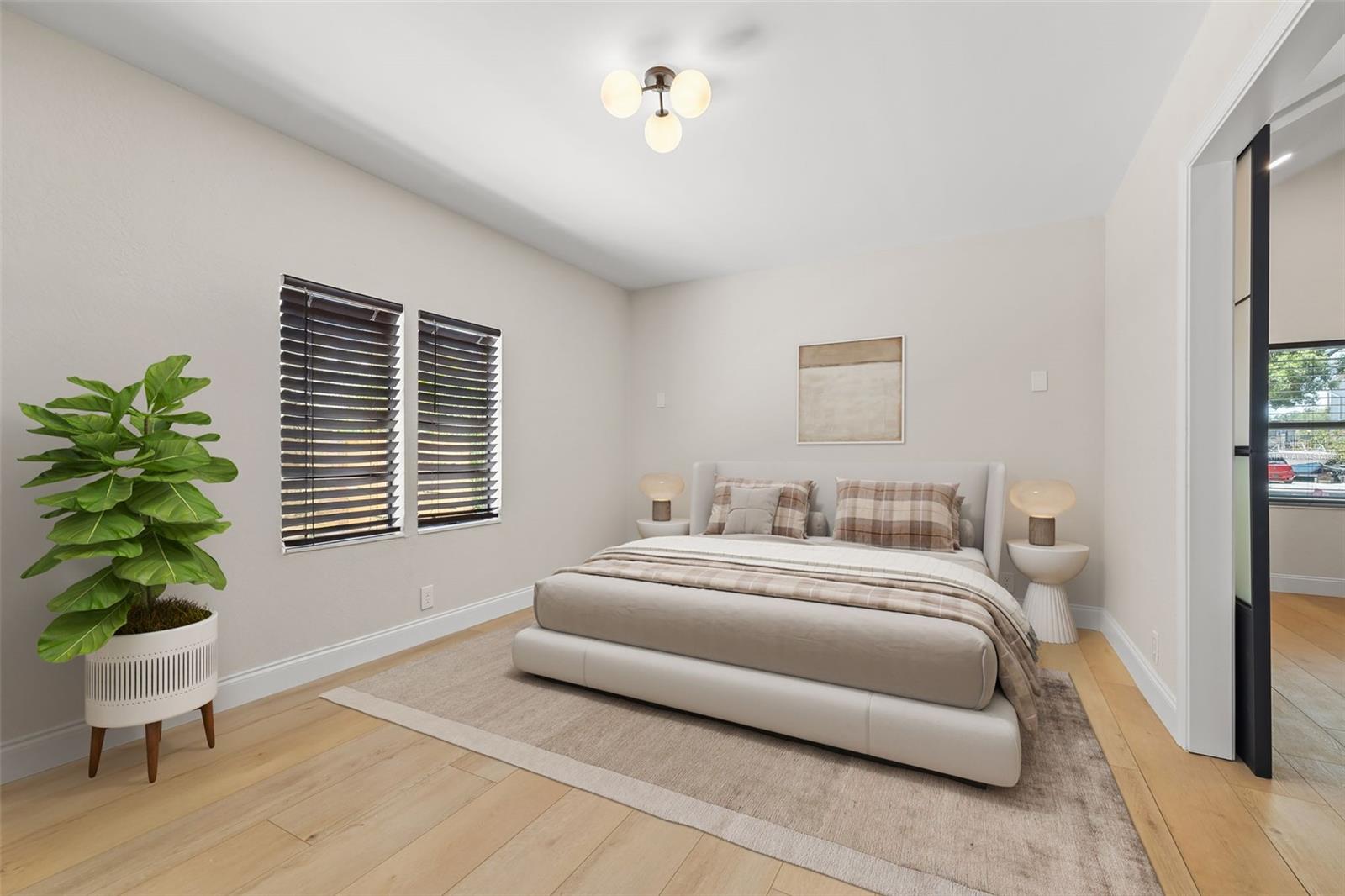 Primary Bedroom Virtually Staged