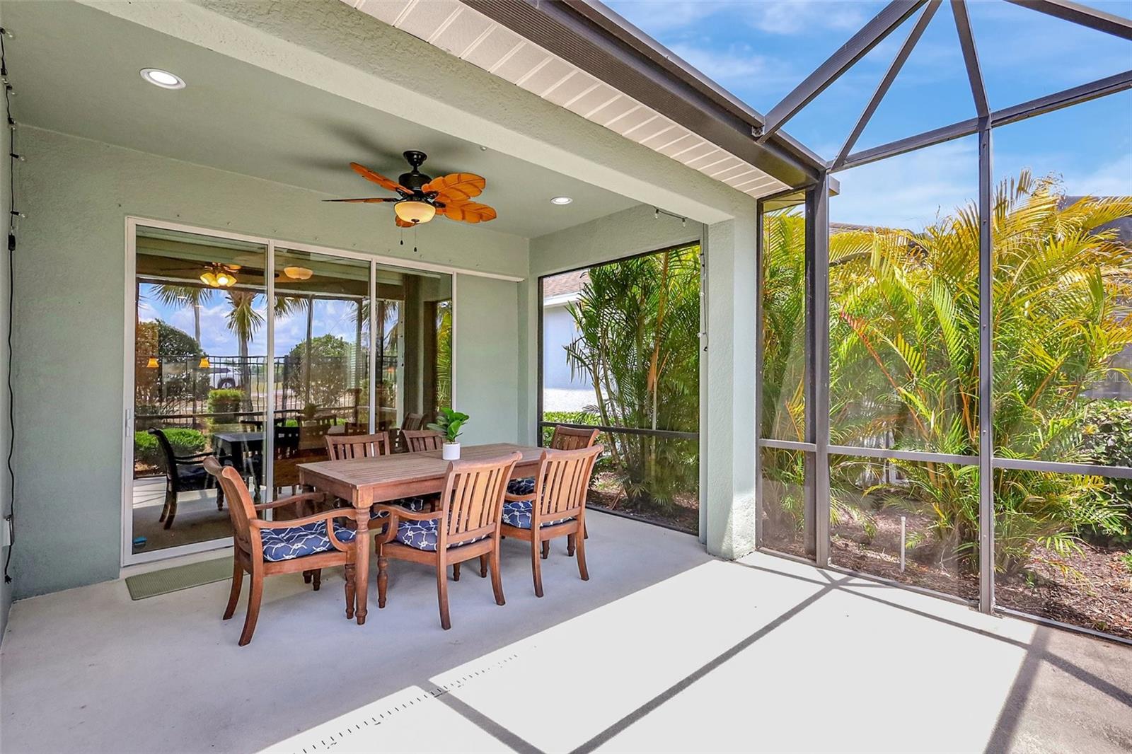 Expansive Screened Covered Patio & Open Lanai