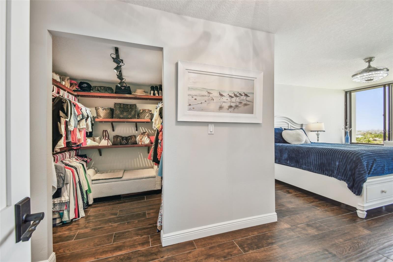 View as you walk into the Primary Suite