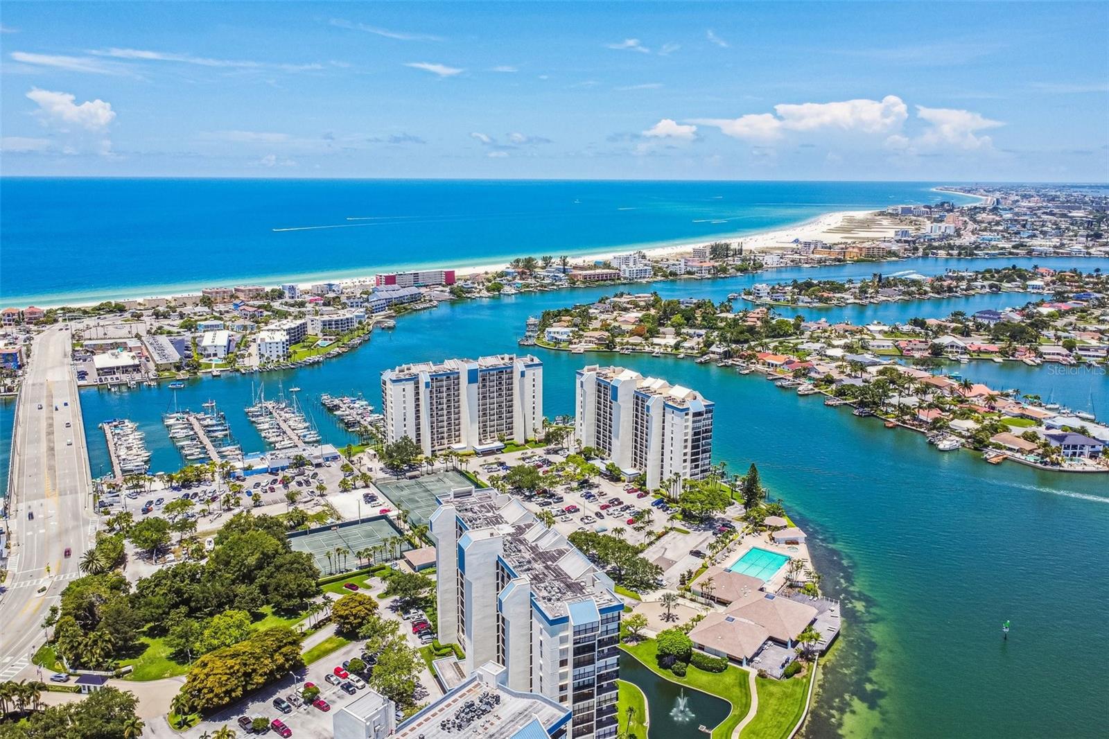 Birdseye view of this GATED community and surroundings