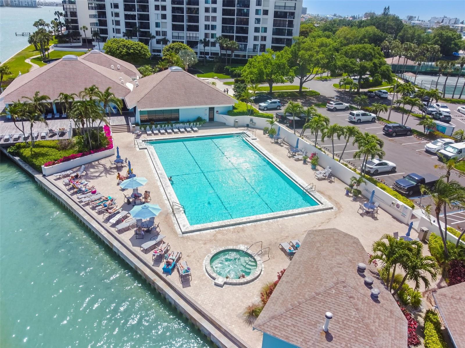 Community pool and club house