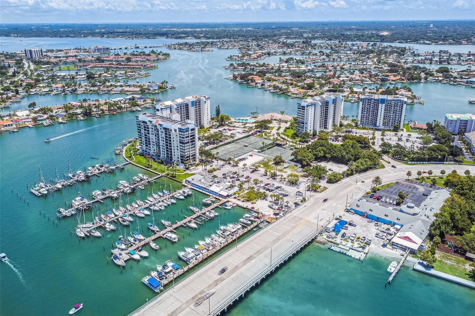 That bridge connects St. Pete Beach and Treasure Island