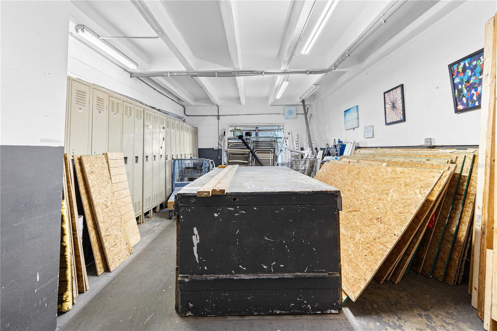 The hobby room is located on the first floor and can be used to build whatever your heart desires.