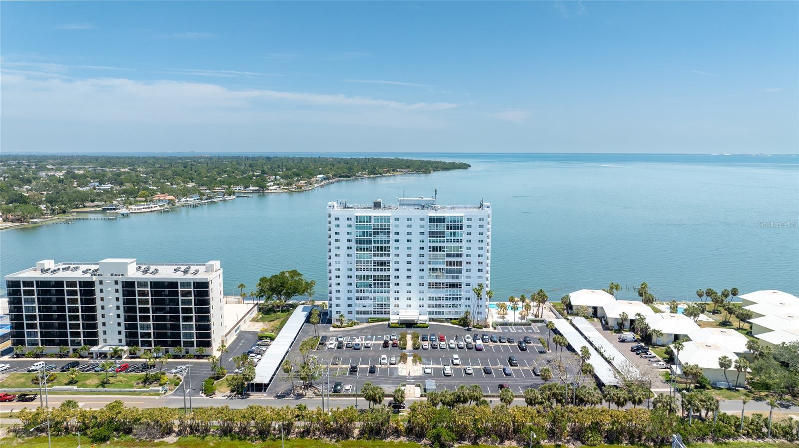 Gorgeous, east facing sunrise views from the pool deck or pier.