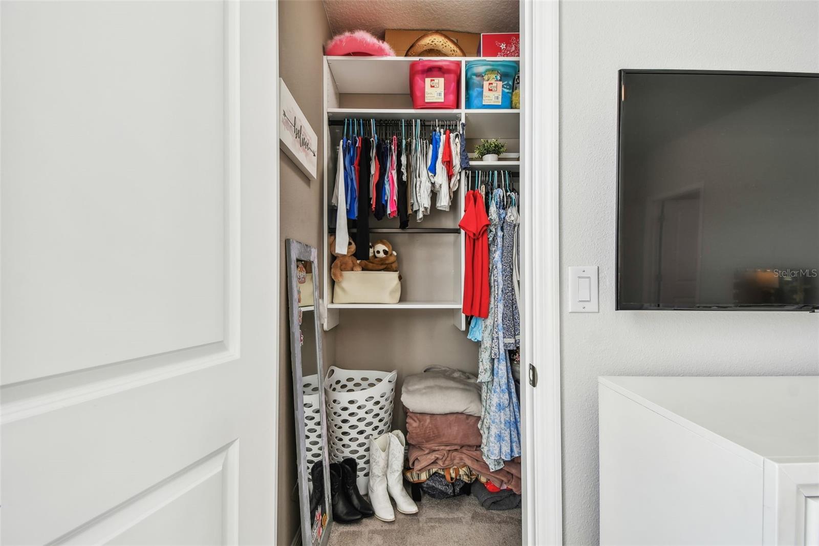 Custom built in closet for bedroom 2