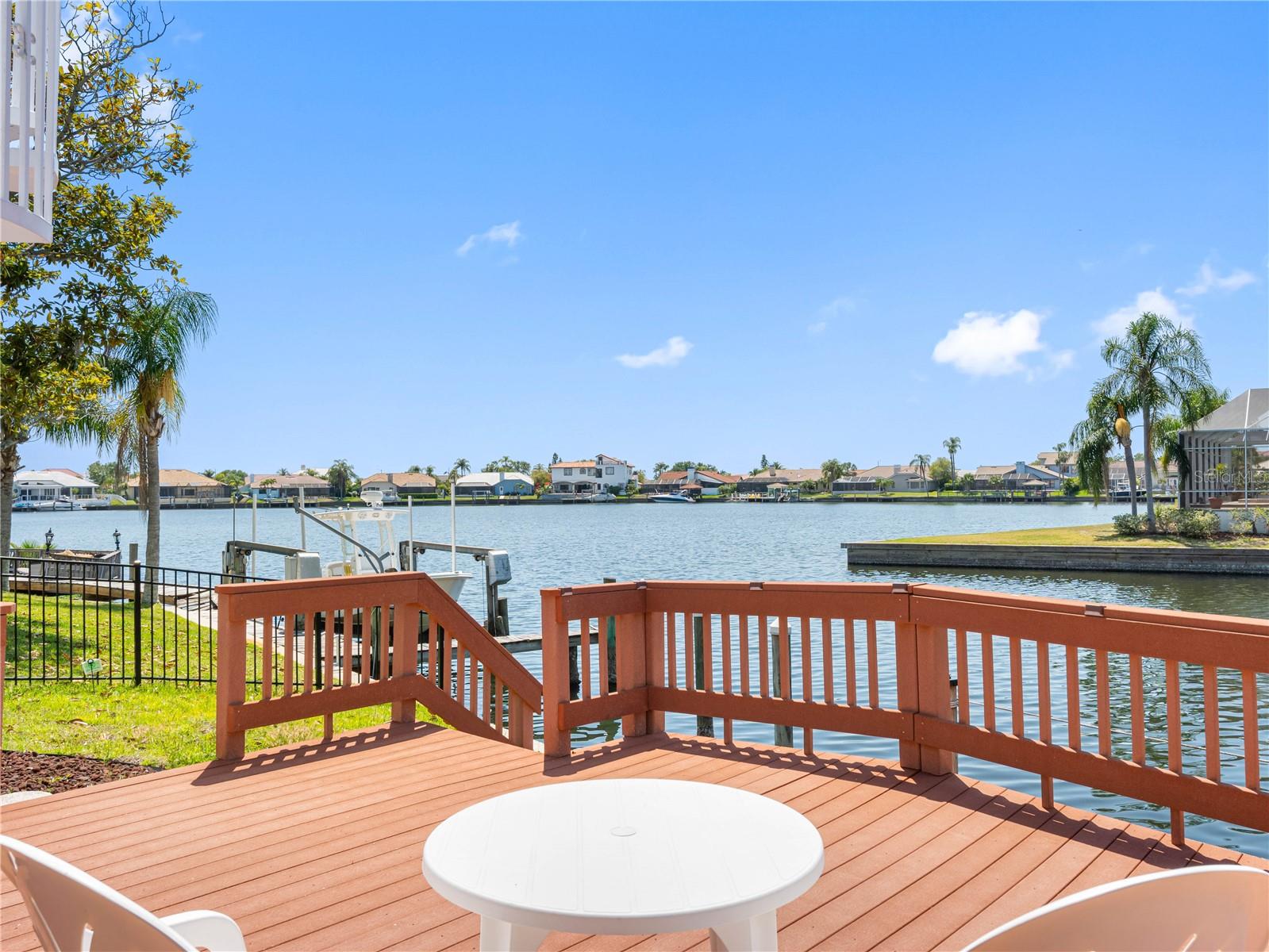 Lake view from the deck