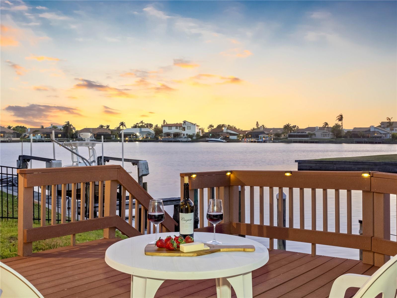Sunsets on the deck